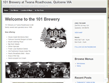 Tablet Screenshot of 101brewery.com